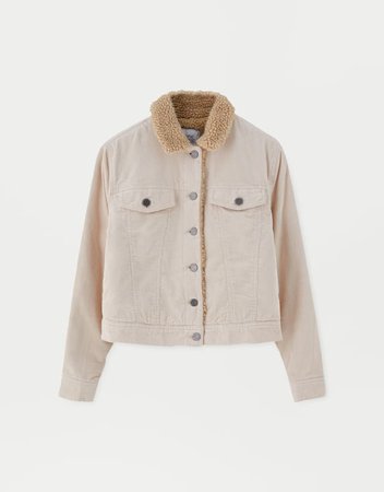 Pull and Bear white jacket