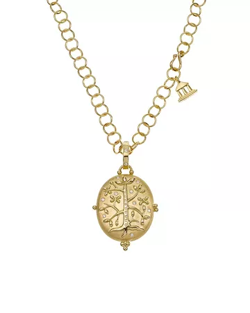 Temple St. Clair 18K Yellow Gold Tree of Life Locket with Diamonds | Bloomingdale's