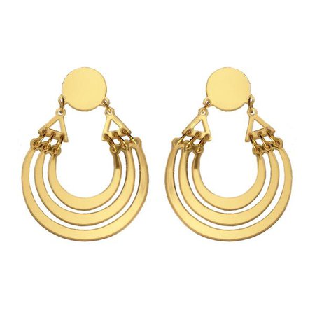 Moroccan Lover Earrings- Gold - Melody Ehsani