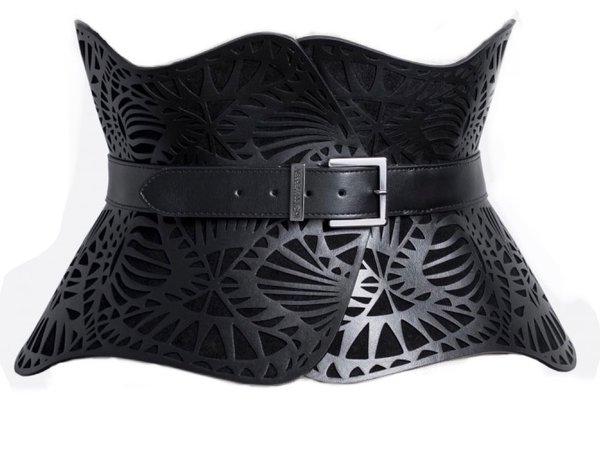 black corset belt