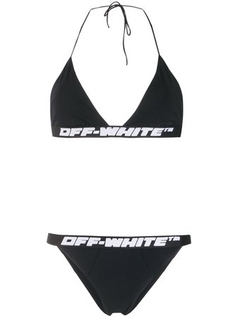 Off-White Bikini Med Logotypkant - Farfetch