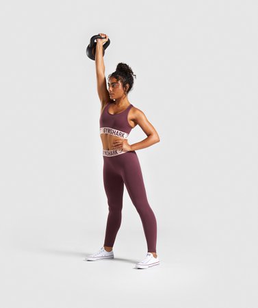 Gymshark Fit Sports Bra - Berry Red/Pink | Women's Fit Collection | Gymshark