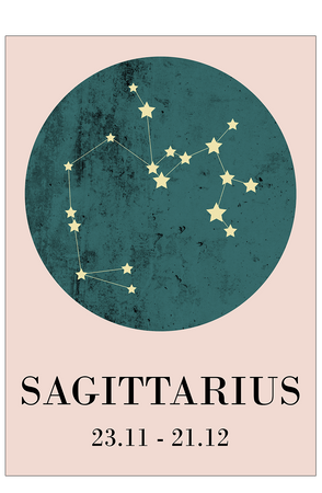 Zodiac sign - Sagittarius - Posters - Permild & Rosengreen