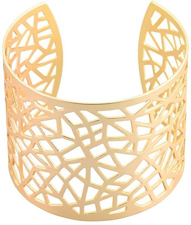 Amazon.com: LuckyLy Bangle Bracelets for Women Gold, Open Cuff Bracelet Modern Style One Size, Matt Gold Jewelry for Women, Birthday Gifts for Women, Presents for Mom, Girlfriend Jewelry Gifts: Jewelry