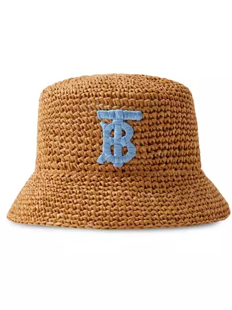 Burberry embroidered-logo Bucket Hat - Farfetch