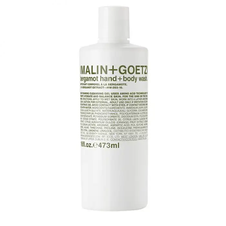 Malin + Goetz bergamot body wash
