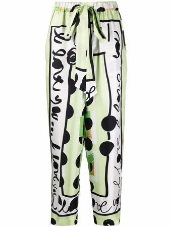 AZ FACTORY Polka Dot Print Pyjama Trousers - Farfetch
