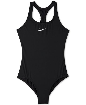 Nike Big Girls 1-Pc. Racerback Swimsuit & Reviews - Swimwear - Kids - Macy's