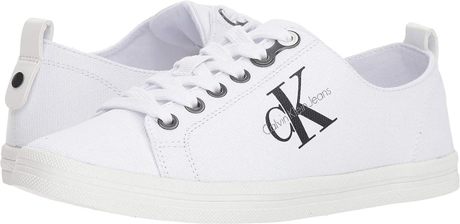 Amazon.com | Calvin Klein Monna White 5 | Fashion Sneakers