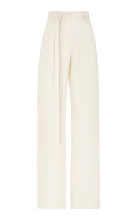 Pleated Organic Silky Twill Pants By Lapointe | Moda Operandi