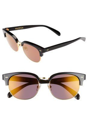 Wildfox Clubhouse 50mm Semi-Rimless Sunglasses | Nordstrom