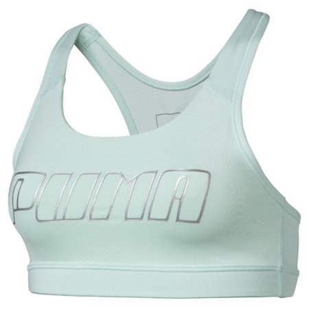 4Keeps Mid Impact Women's Bra Top | Fair Aqua-Silver PUMA | PUMA Clothing | PUMA United States