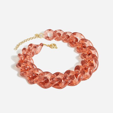 J.Crew: Made-in-Italy Chunky Link Necklace For Women