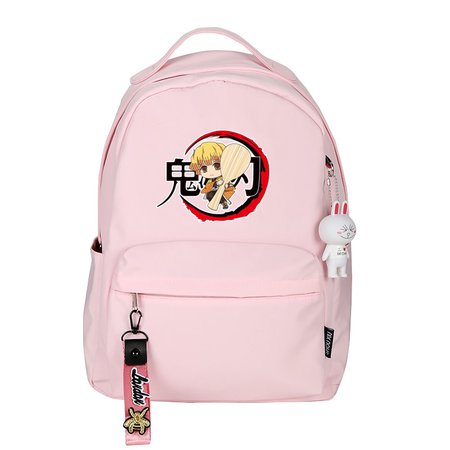 Pink Zenitsu Backpack Demon Slayer