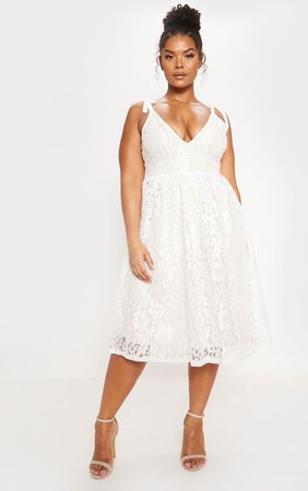 PLT white lace dress