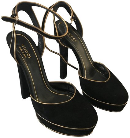 Black Suede Sandals