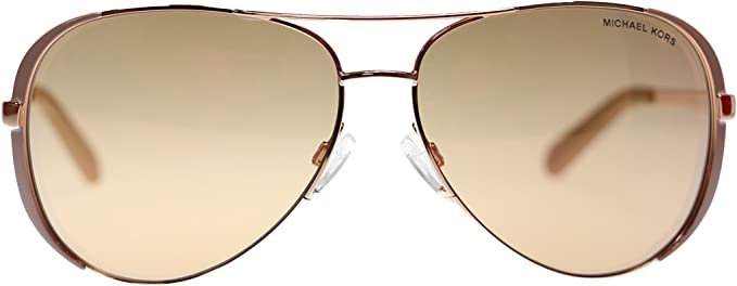 Amazon.com: Michael Kors Chealsea Womens Sunglasses M5004 1017R1 Rose Gold Aviator 59mm : Clothing, Shoes & Jewelry