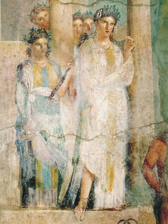 Rome bride fresco