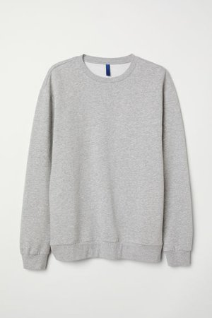 Oversized Sweatshirt - Gray melange - | H&M US