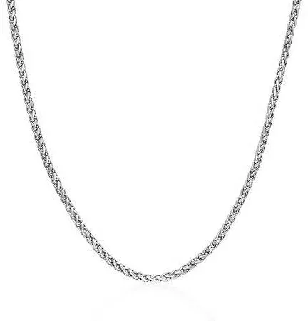 chain only silver necklace for men - Google Search