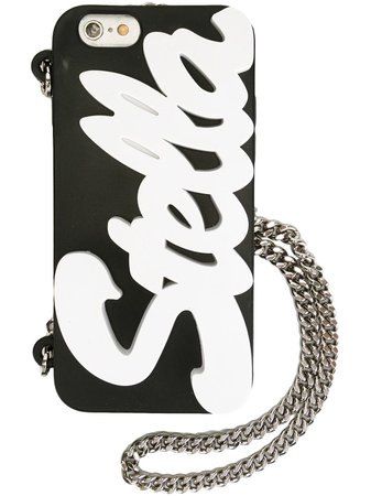 Black Stella Mccartney Logo Iphone 6 Cover | Farfetch.com