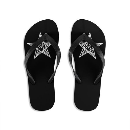 *clipped by @luci-her* Baphomet Unisex Flip-Flops – Left Hand Craft