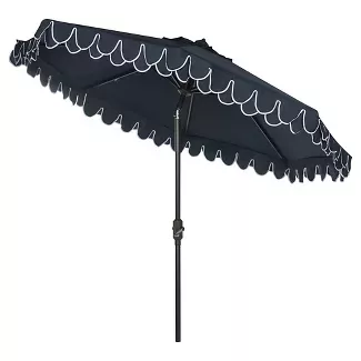 9' Elegant Valance Umbrella - Safavieh : Target