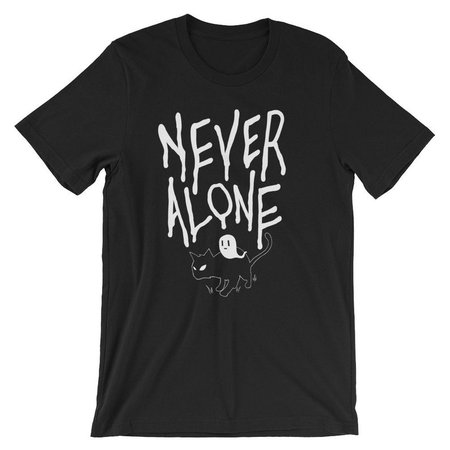 Never Alone Unisex T-Shirt Mental health awareness Goth | Etsy