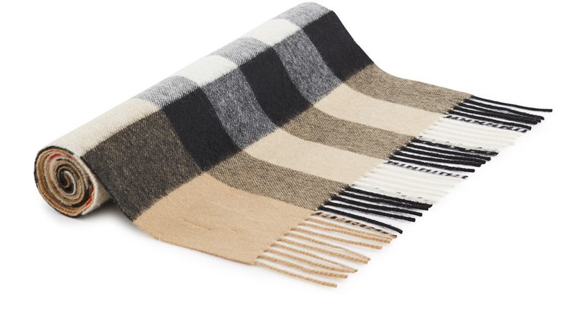 Women's Check Cashmere Scarf | BURBERRY | 24S