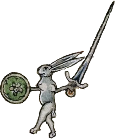 marginalia medieval hare