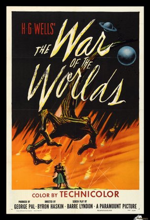 The War of the Worlds - VINTAGE POSTER Canvas