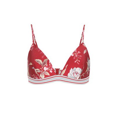 Corsair floral bikini top