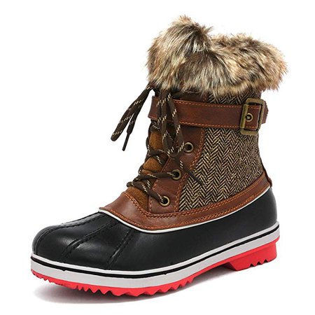 Amazon.com | DREAM PAIRS Women's Mid Calf Winter Snow Boots | Boots