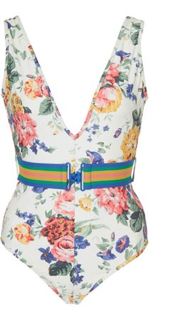 Allia Belted One-Piece Swimsuit