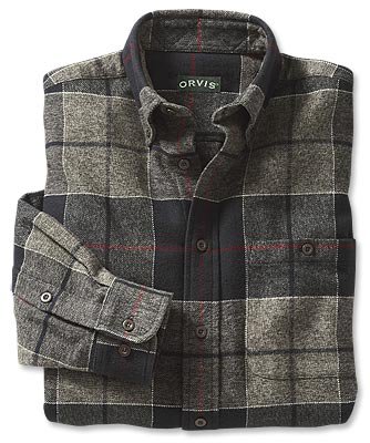 Long-Sleeve Flannel Shirt / Flannel Exploded Patterns Long-Sleeved Shirt -- Orvis