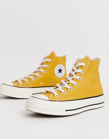 Zapatillas de deporte hi-top amarillo girasol Chuck '70 de Converse | ASOS