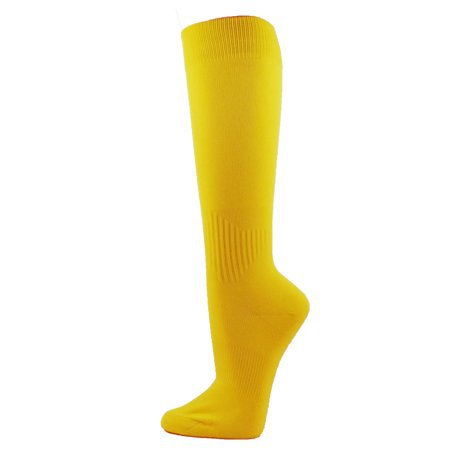 Couver - Couver Unisex Polyester Soccer Knee High Sports Athletic Socks, Bright Yellow Large - Walmart.com