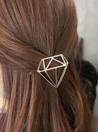 Diamond Shaped Hair Clip | SHEIN USA