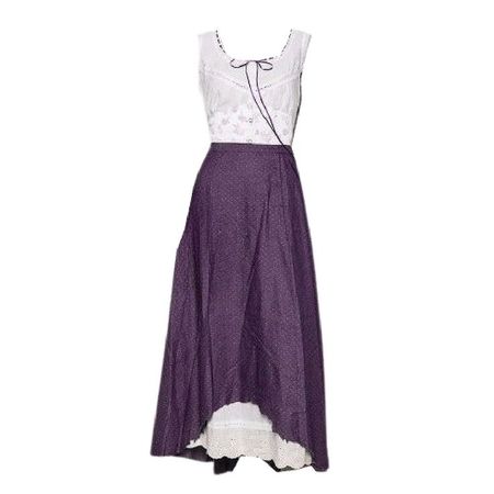 white blouse purple skirt dress victorian 1800's old wild west costume png