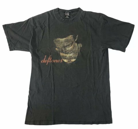 Vintage Deftones T shirt Around The Fur Giant Tag Grail Rare Rock Concert Tee 98 | eBay