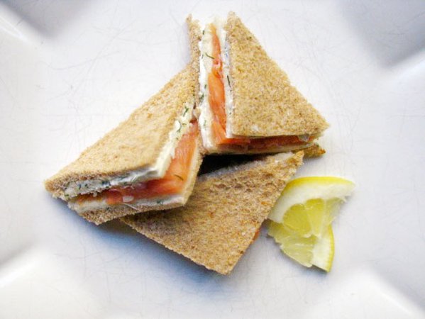 smoked salmon tea sandwiches - Google Search