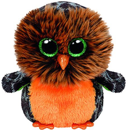 Amazon.com: Ty Beanie Boos Plush - Halloween Midnight Owl 15cm: Toys & Games