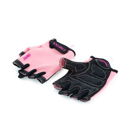 pink lifting gloves