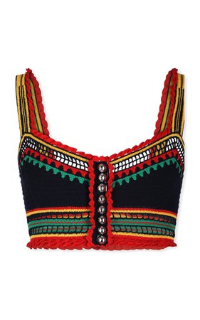 Hand-Crocheted Cotton Bra Top By Paco Rabanne | Moda Operandi
