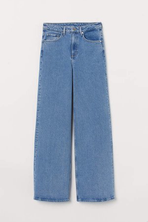 Wide Regular Jeans - Blue