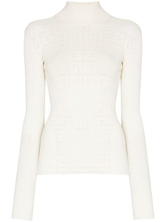 Givenchy 4G Jacquard Knitted Top - Farfetch