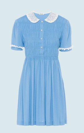 Miu Miu Blue Sable Dress