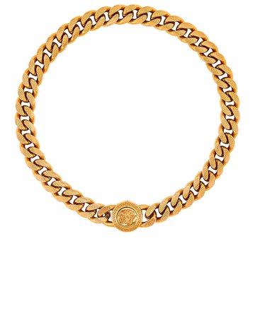 VERSACE Chain Necklace in Gold | FWRD