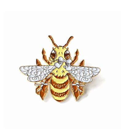 Bee-utiful Honey Bee Enamel Pin – Sugar Bunny Shop