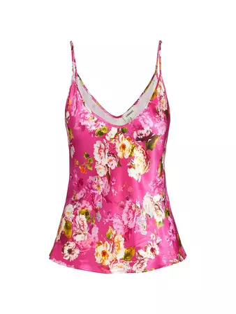 L'AGENCE Lexi Floral Satin Camisole
